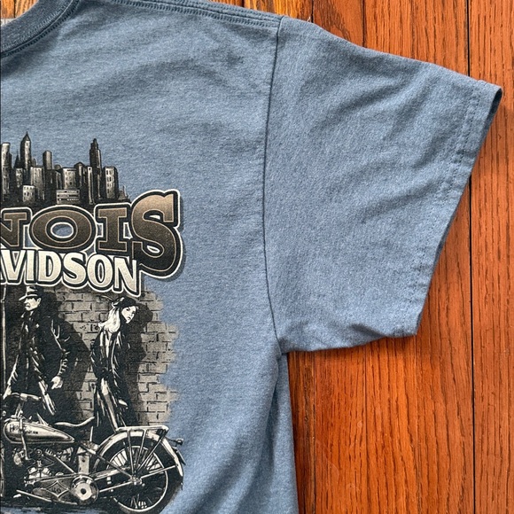 Y2K Harley-Davidson Chicago T-Shirt - Picture 4 of 9